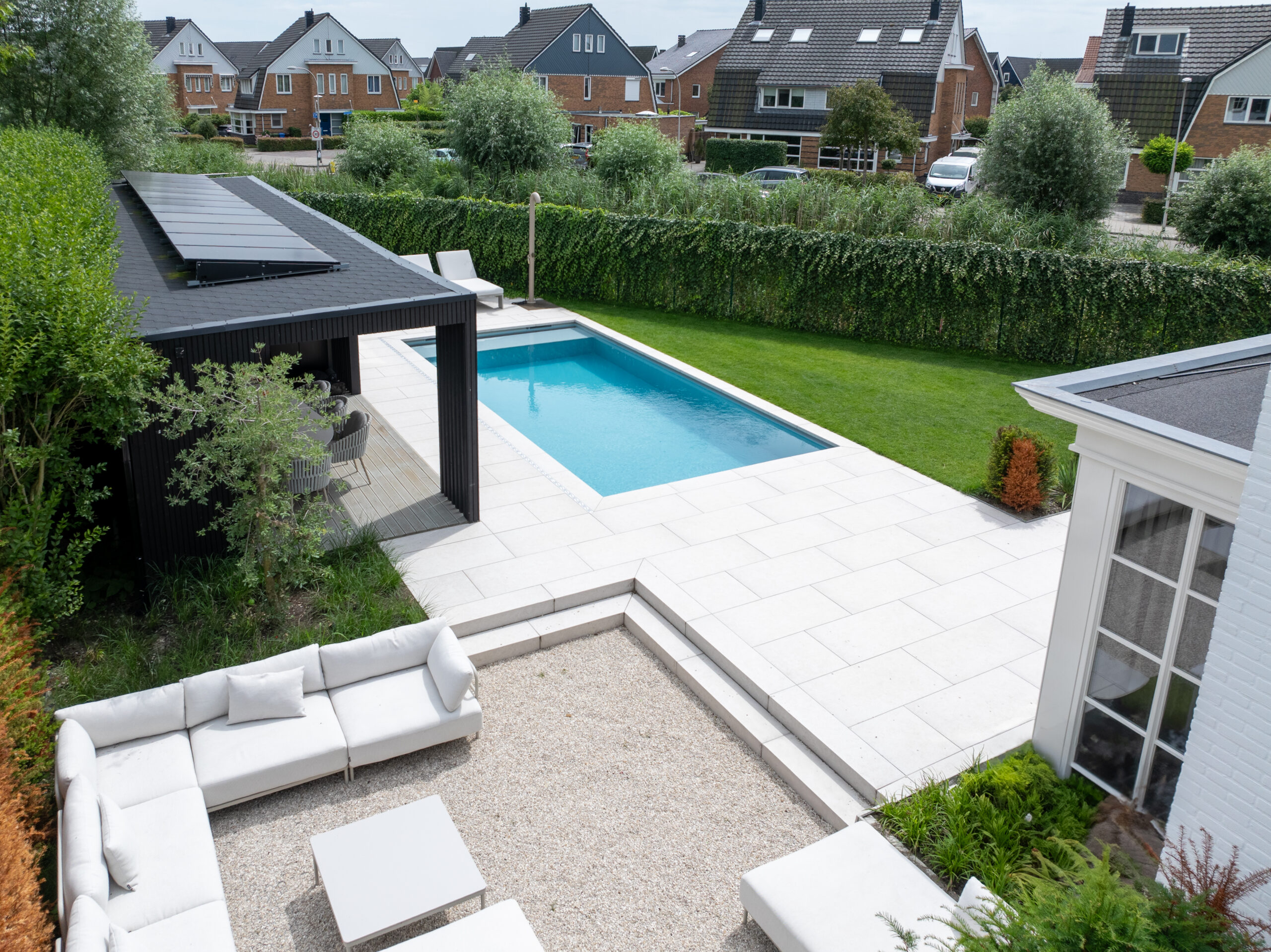 Position im Garten