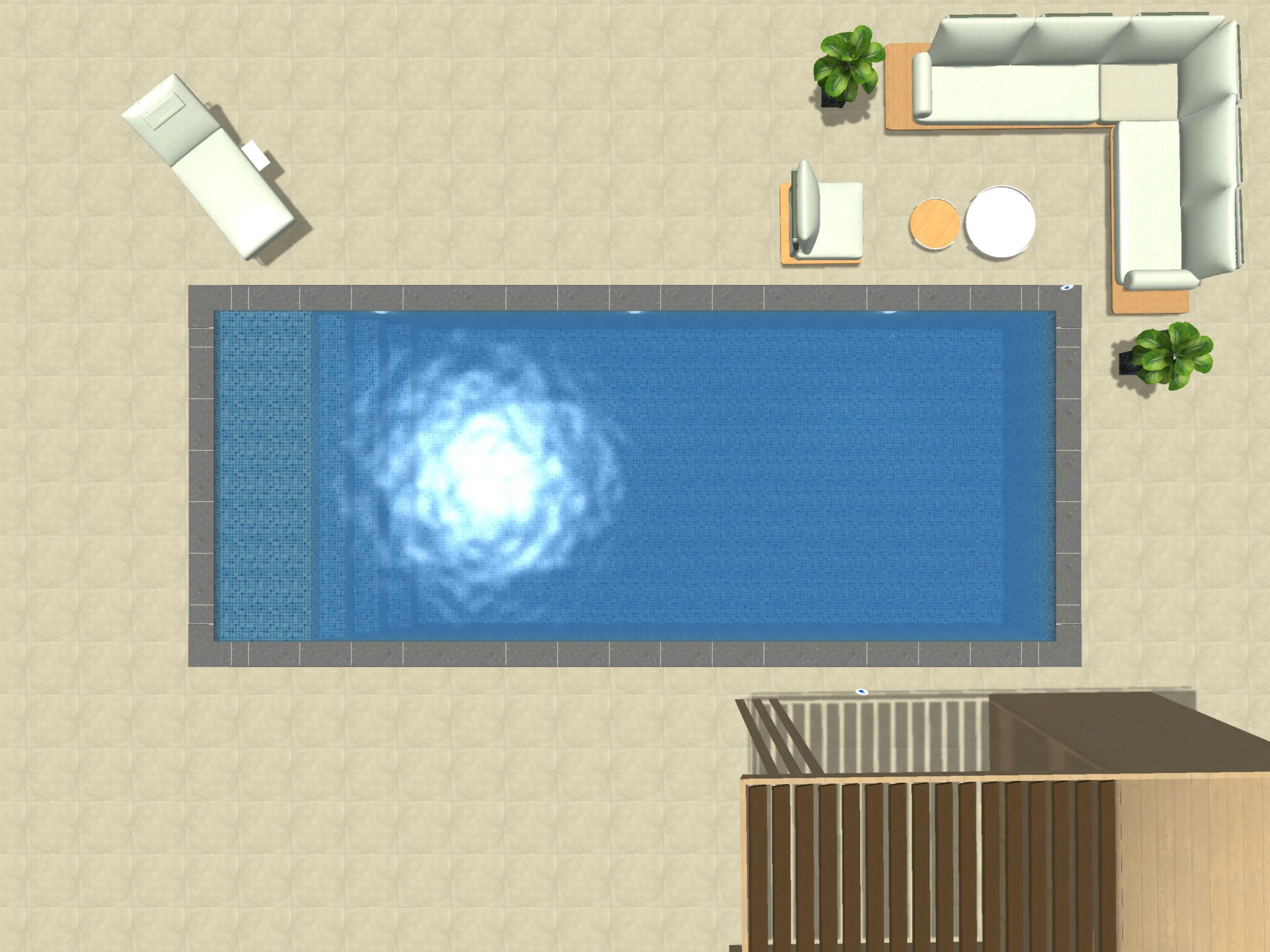 Visualisieren Sie Ihren Pool im eigenen Garten 